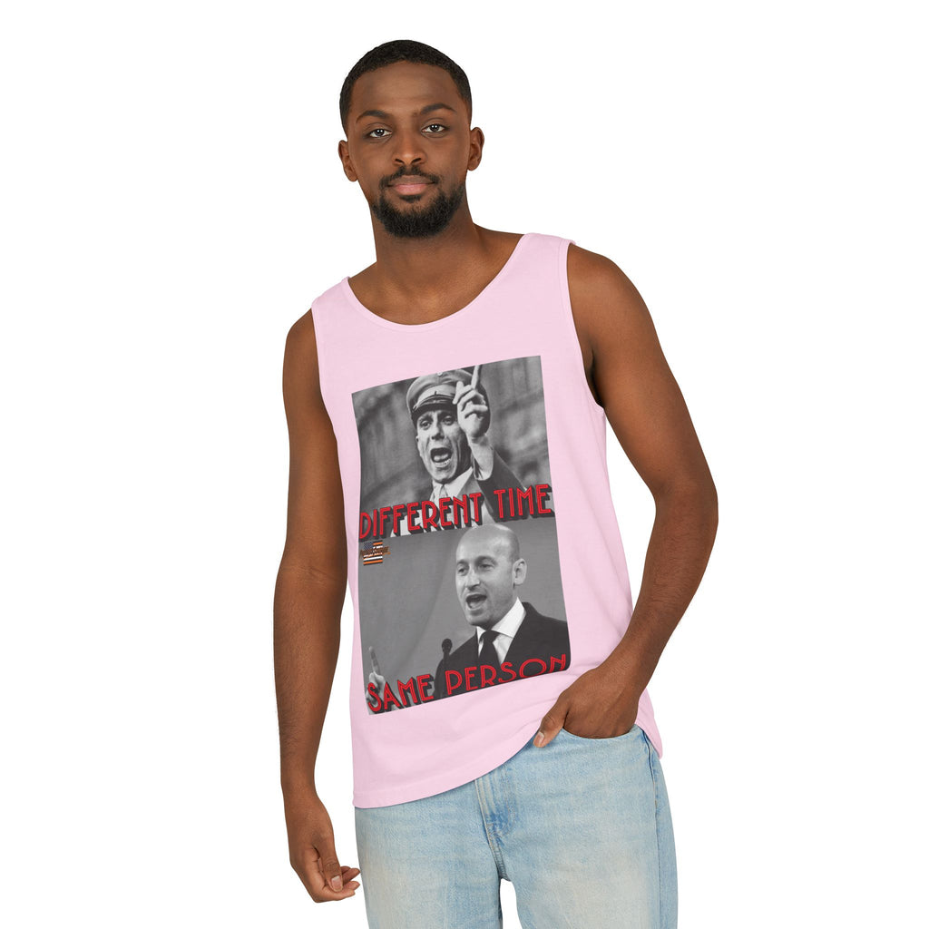 Different Time, Same Person Unisex Cotton Tank Top