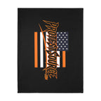 The Only Minority Destroying America Protest-Themed 60" x 80" Velveteen Microfiber Blanket, Cozy, Soft Warmth for Activists, Great for Rallies, Home Decor, Gifting