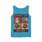 Different Time, Same Hat Unisex Cotton Tank Top
