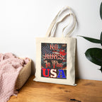 No Kings in the USA Cotton Canvas Tote Bag