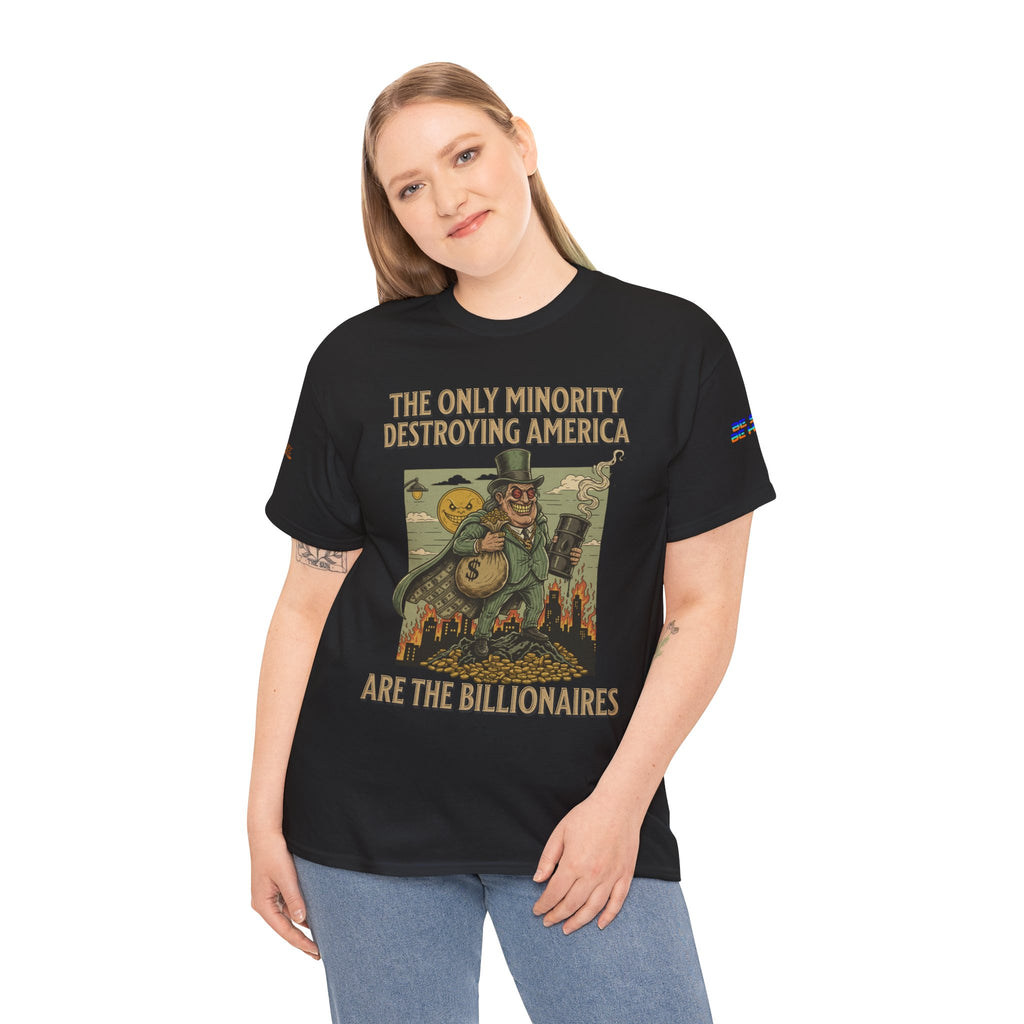 The Only Minority Destroying America Unisex Heavy Cotton Gildan Tee