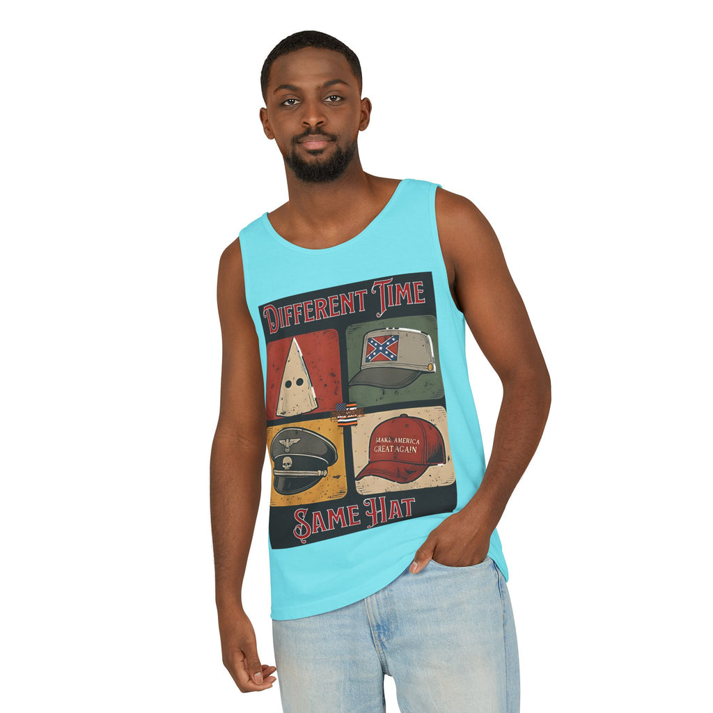 Different Time, Same Hat Unisex Cotton Tank Top