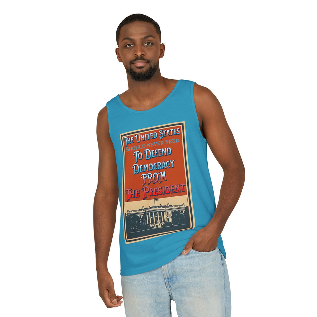 Defending Democracy Unisex Cotton Tank Top