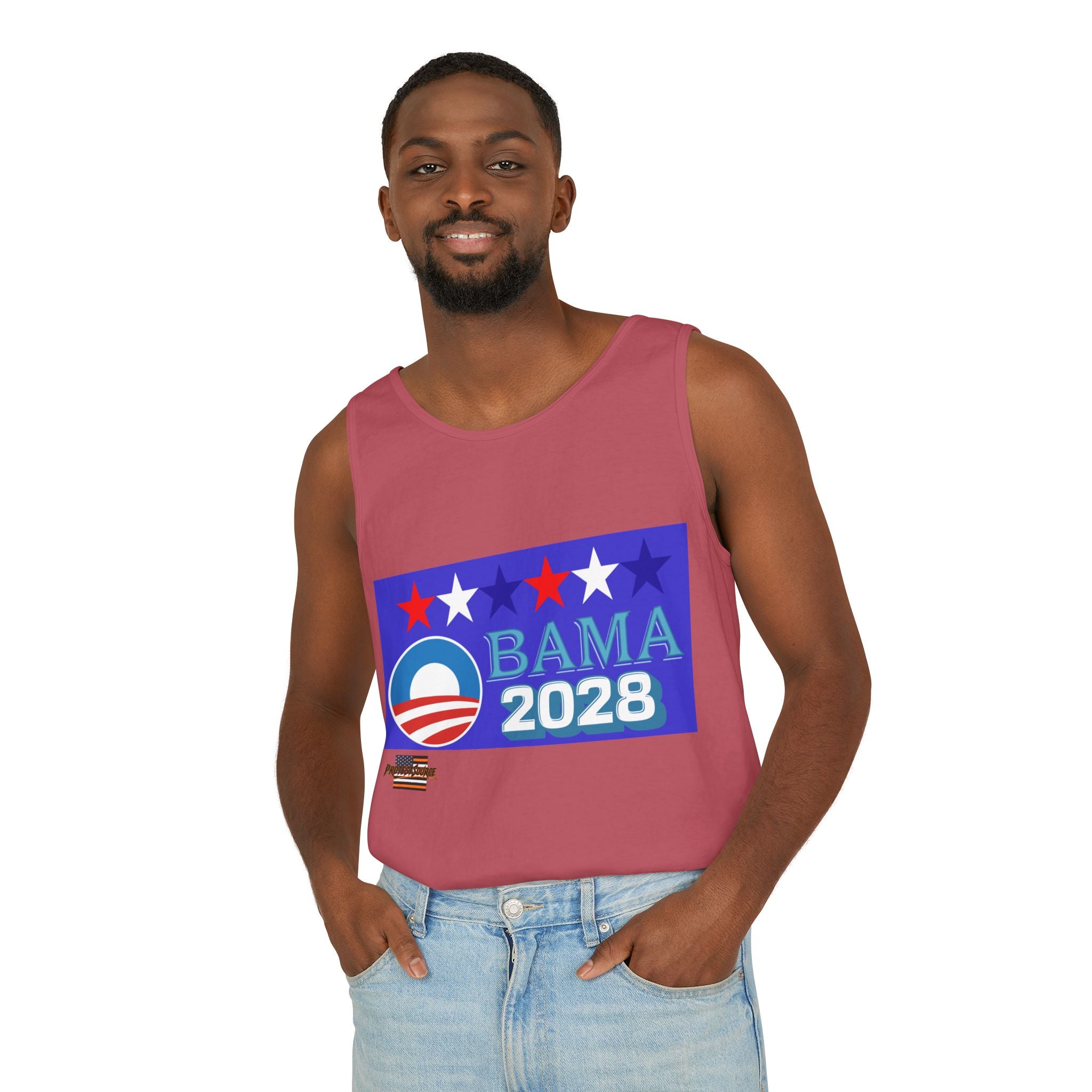 Obama 2028 Unisex  Cotton Tank Top