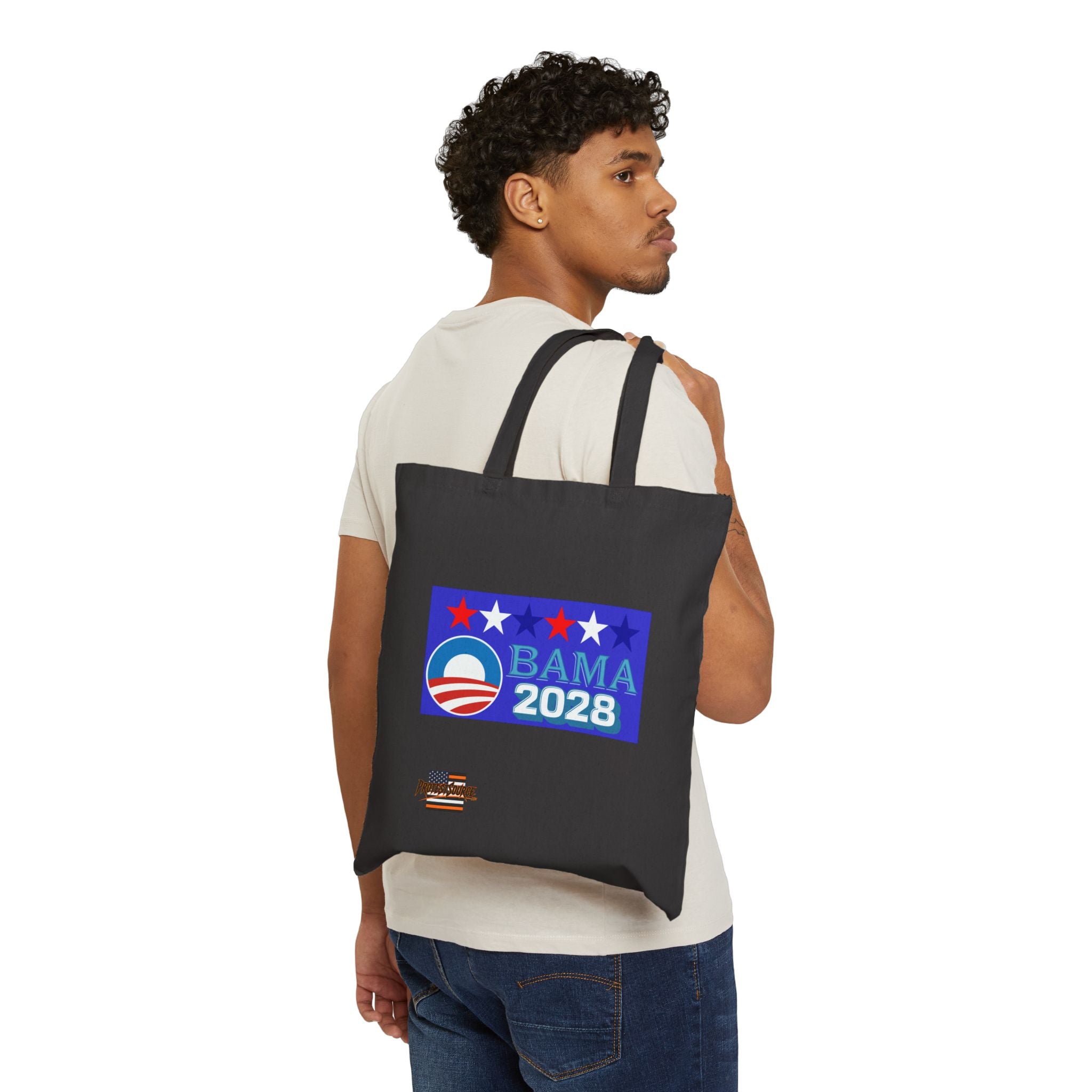 Obama 2028 Cotton Canvas Tote Bag