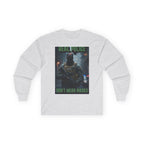 Real Police Don't Wear Masks Long Sleeve Cotton Gildan Tee