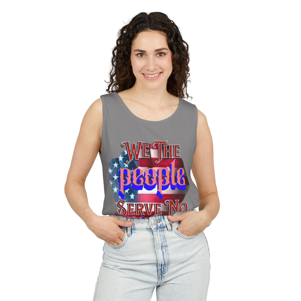 We The People Serve No Kings Unisex Cotton Tank Top