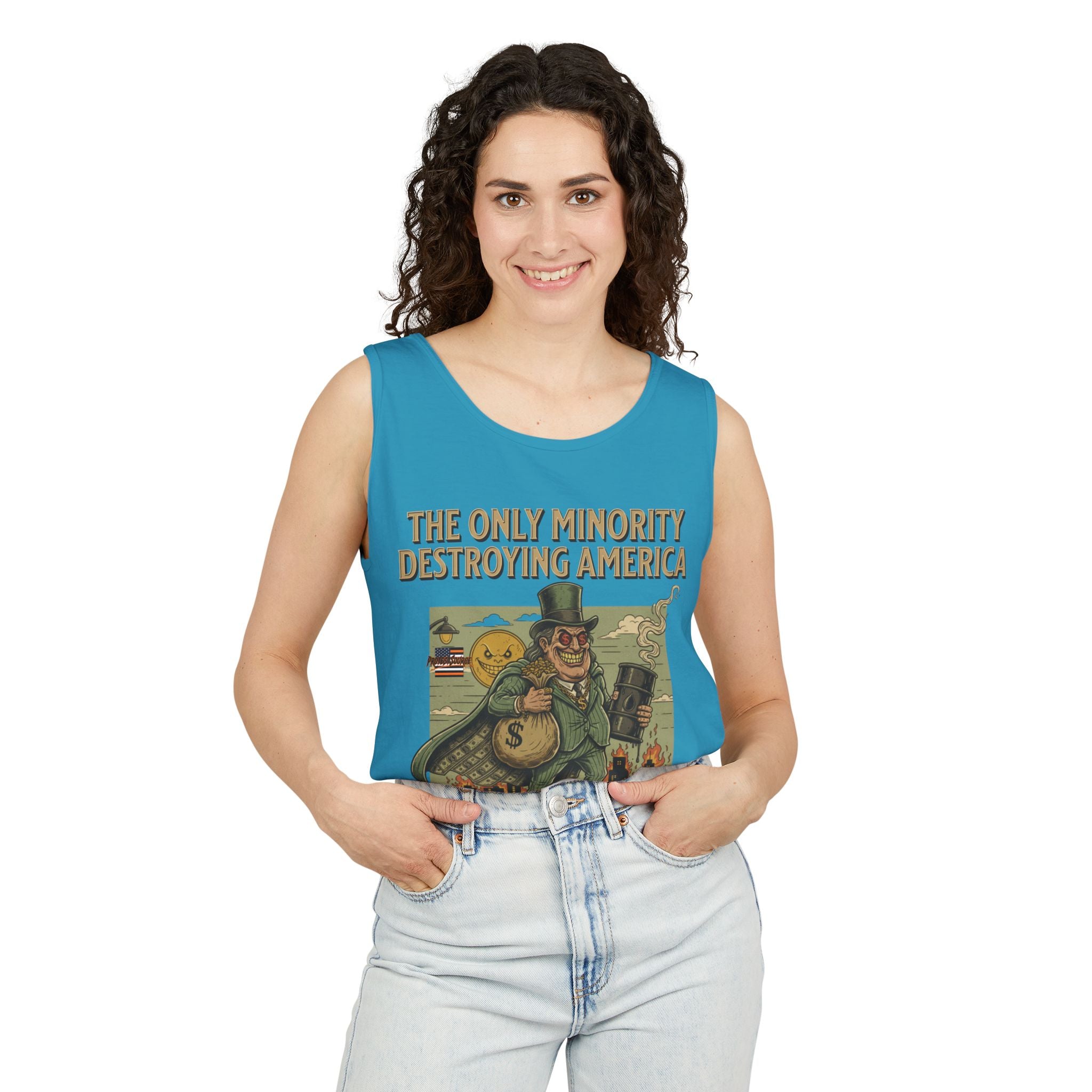 The Only Minority Destroying America Unisex Cotton Tank Top