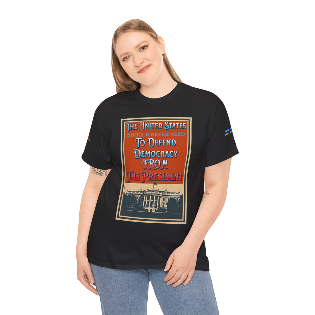 Defending Democracy Unisex Heavy Cotton Gildan Tee