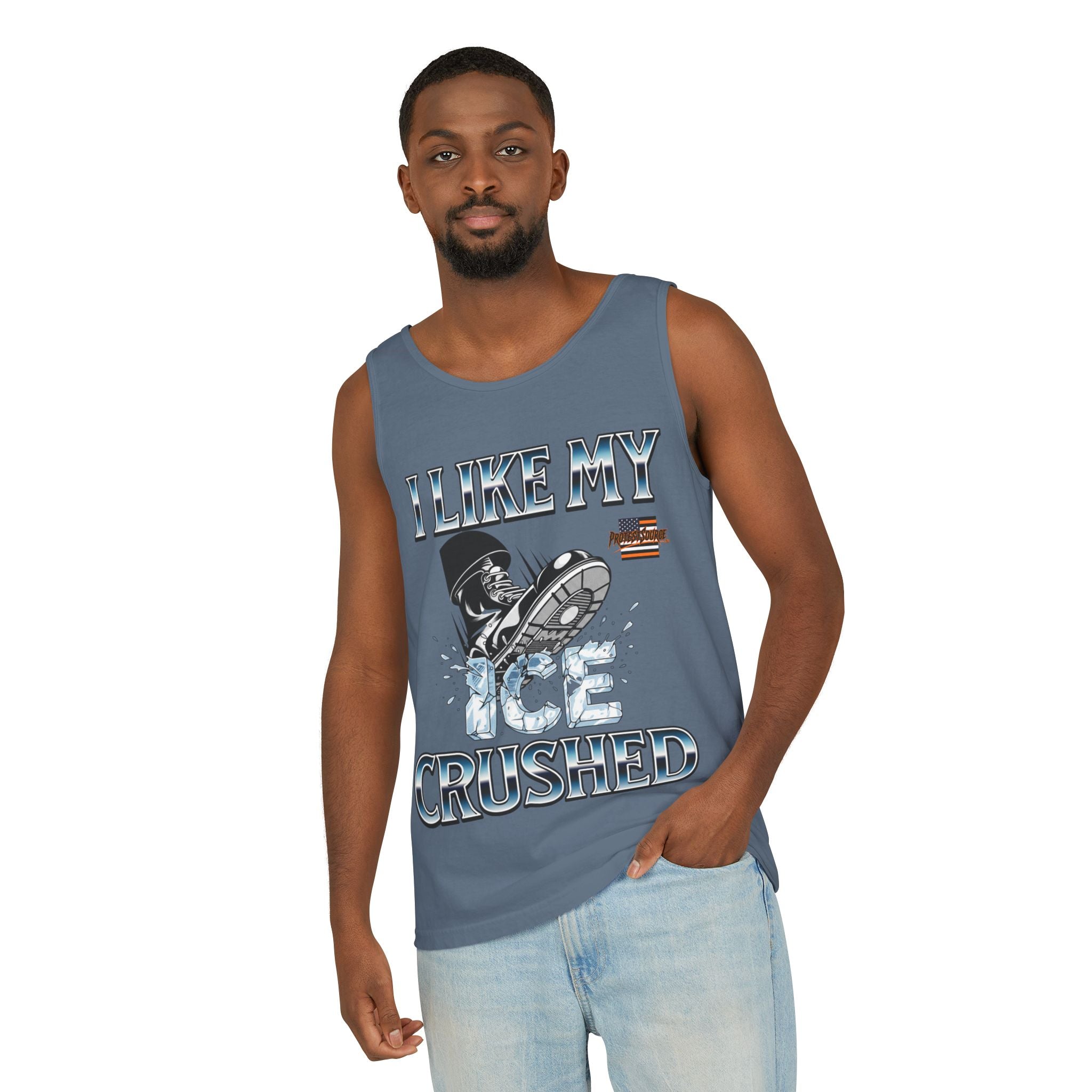 I Like My ICE Crushed Unisex Cotton Tank Top