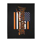 Agent Krasnov Protest-Themed 60" x 80" Velveteen Microfiber Blanket, Cozy, Soft Warmth for Activists, Great for Rallies, Home Decor, Gifting