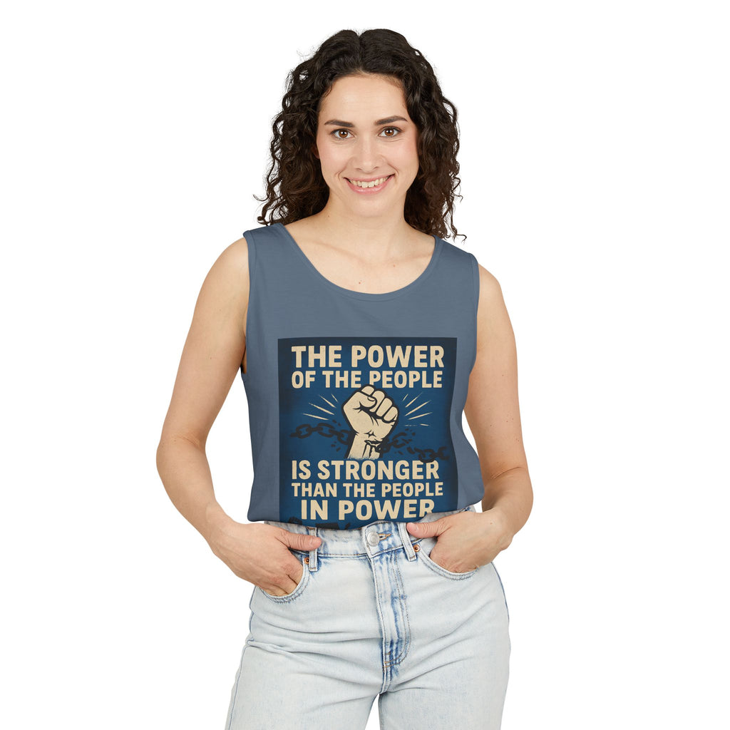 The Power of the People Unisex Cotton Tank Top