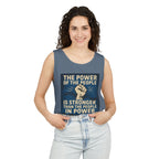 The Power of the People Unisex Cotton Tank Top