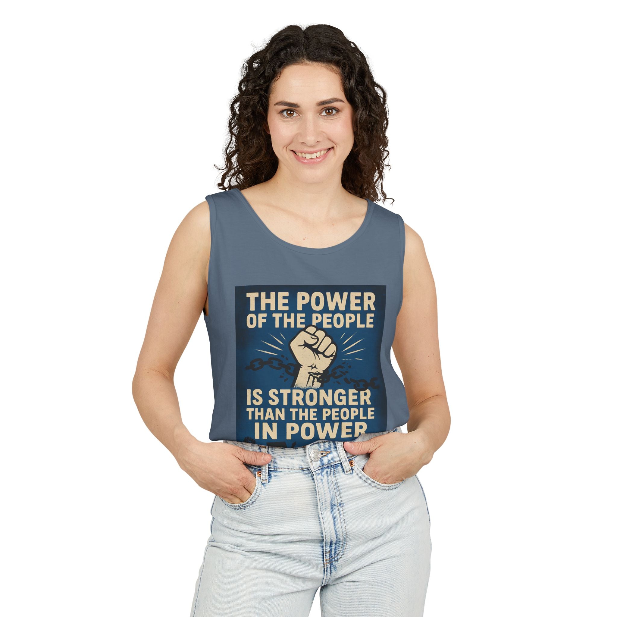 The Power of the People Unisex Cotton Tank Top