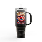 Agent Krasnov Insulated  40 oz. Travel Mug, Perfect for Activists, Protests, Commuters, Gifts, and Daily Use