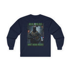 Real Police Don't Wear Masks Long Sleeve Cotton Gildan Tee