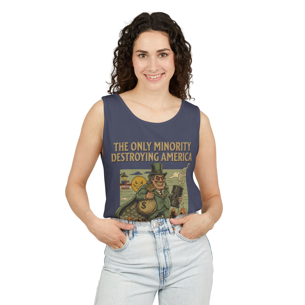 The Only Minority Destroying America Unisex Cotton Tank Top