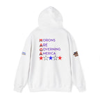 Morons Are Governing America Unisex Heavy Blend Gildan Hoodie Sweatshirt, Casual Wear, Gift for Activists, Comfortable Protest Wear