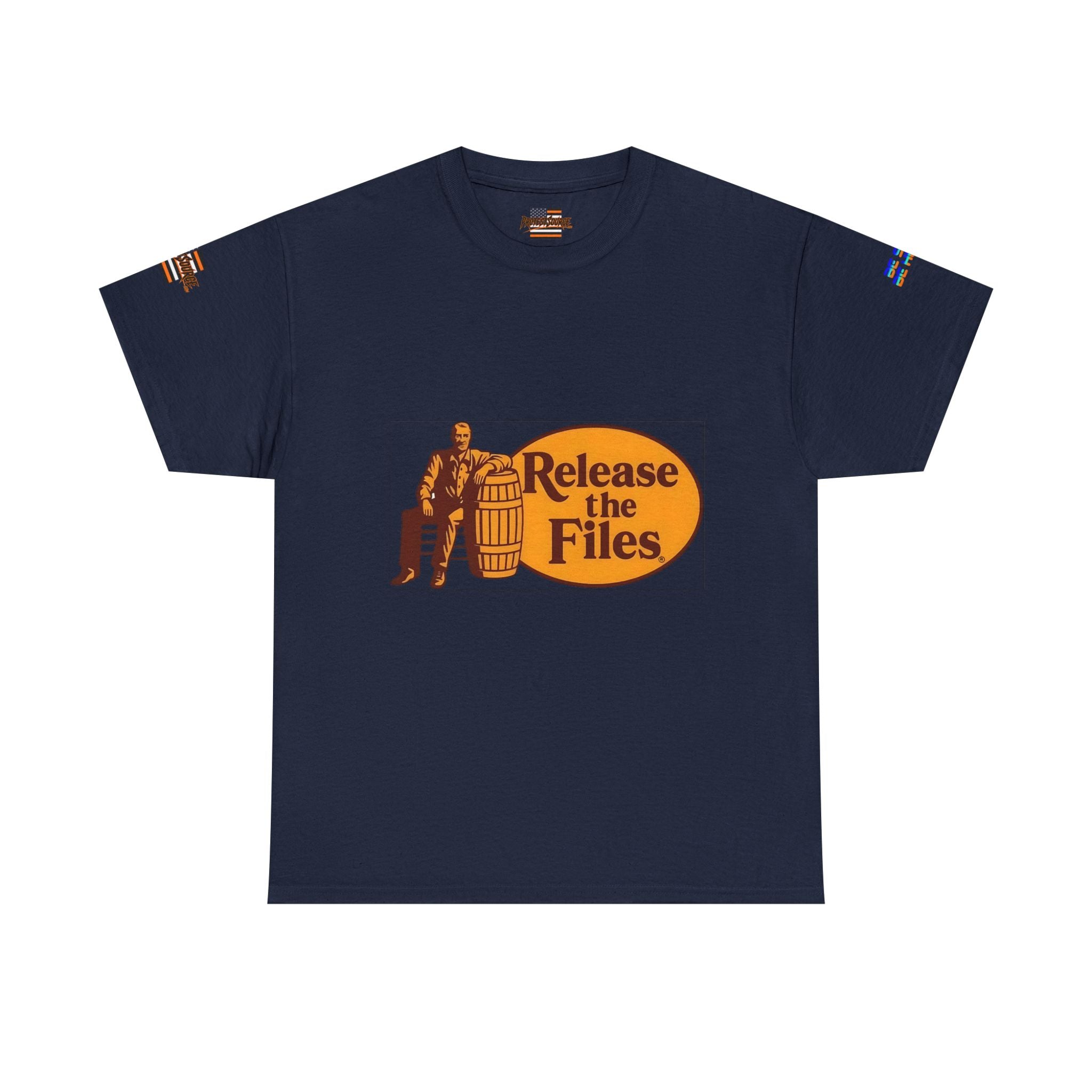 Release the Files Unisex Heavy Cotton Gildan Tee, Casual Wear, Gift for Activists, Comfortable Protest Wear