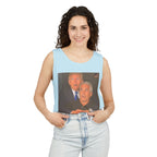 Trump and Epstein Coldplay Cam Unisex Cotton Tank Top