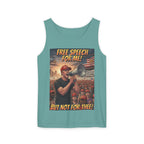 Free Speech For Me But Not For Thee Unisex Cotton Tank Top
