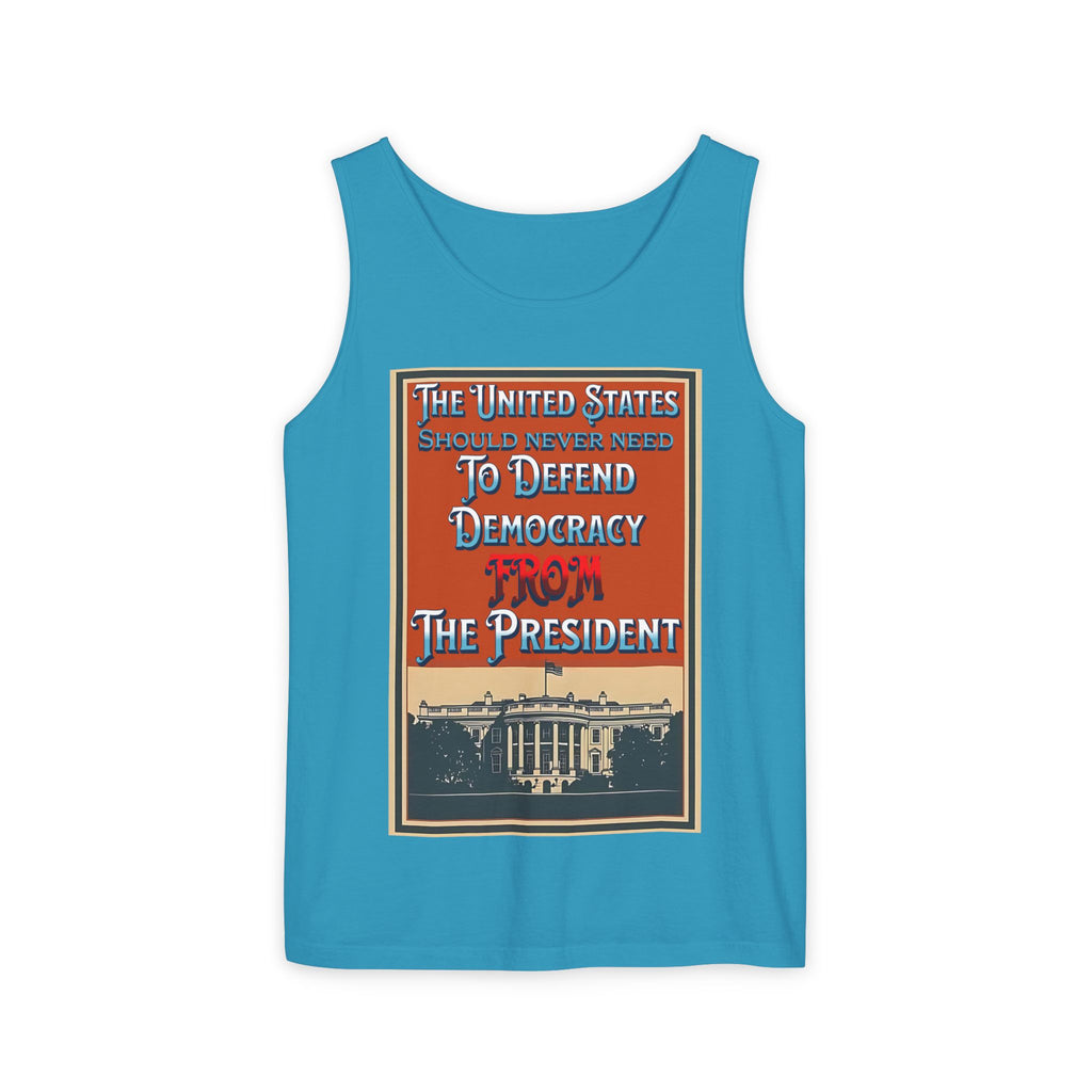 Defending Democracy Unisex Cotton Tank Top