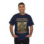The Only Minority Destroying America Unisex Heavy Cotton Gildan Tee, Casual Wear, Gift for Activists, Comfortable Protest Wear