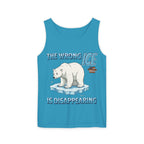 The Wrong ICE is Disappearing Unisex Cotton Tank Top