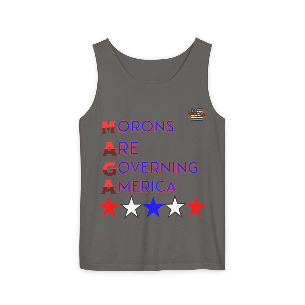 Morons Are Governing America Unisex Cotton Tank Top