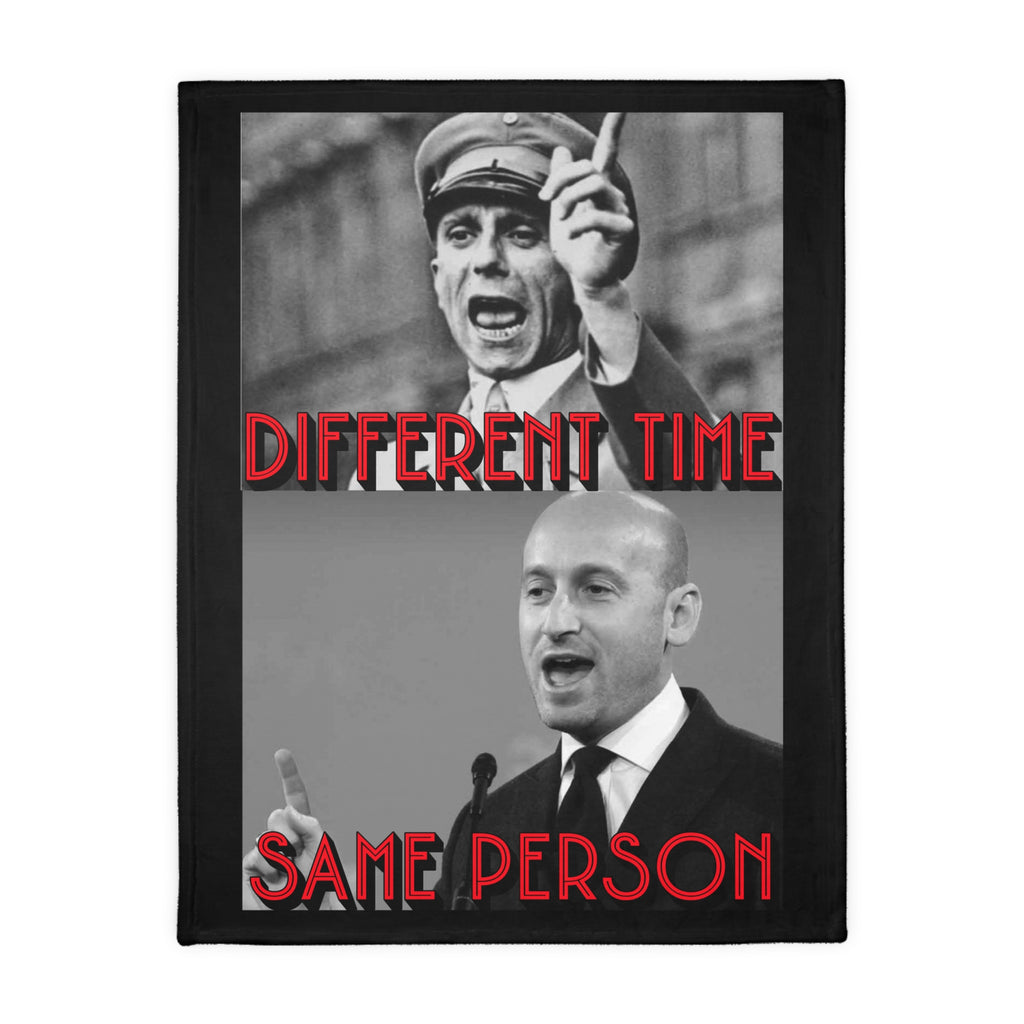 Different Time, Same Person 60"X80" Velveteen Microfiber Blanket