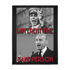 Different Time, Same Person 60"X80" Velveteen Microfiber Blanket