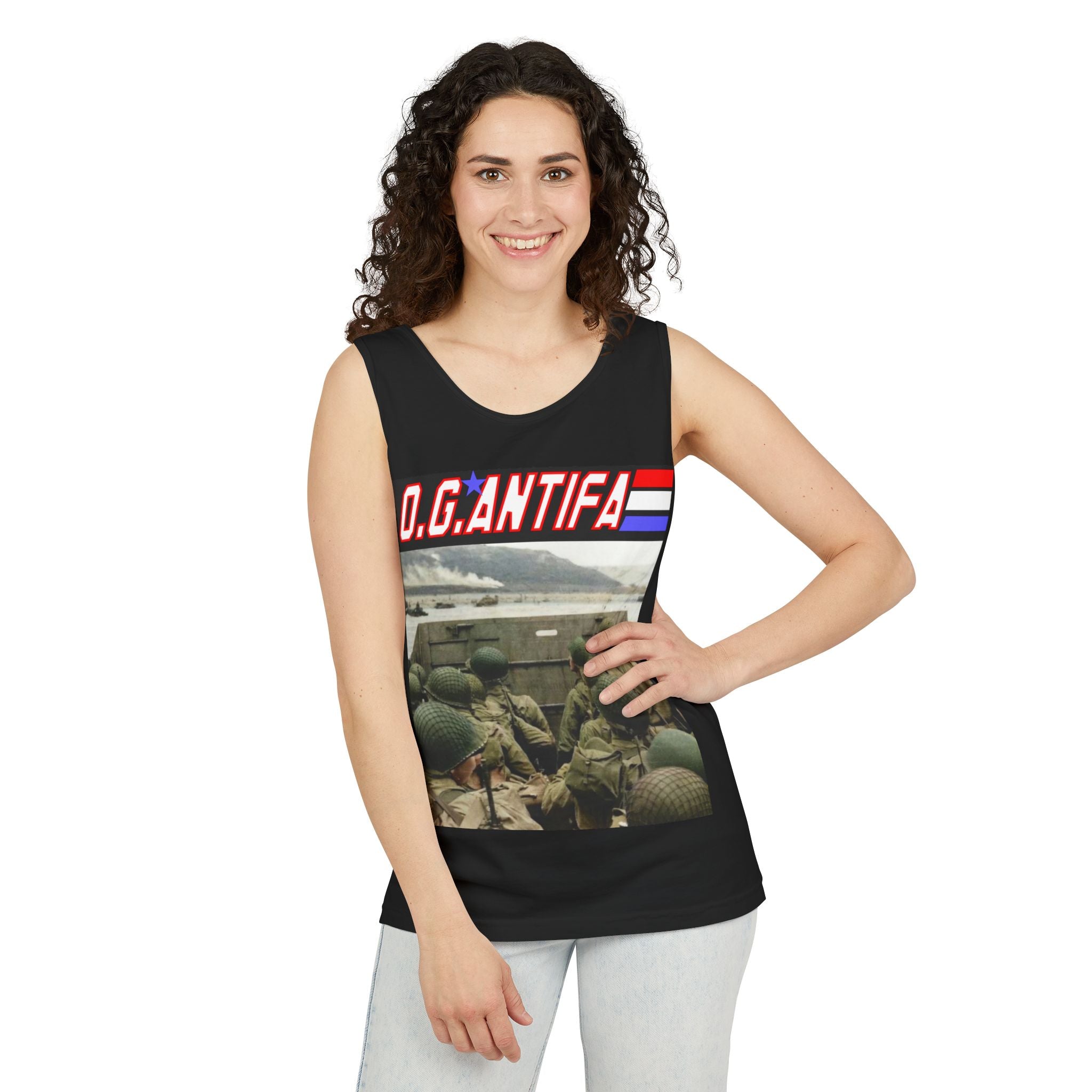 Original Antifa Unisex Cotton Tank Top