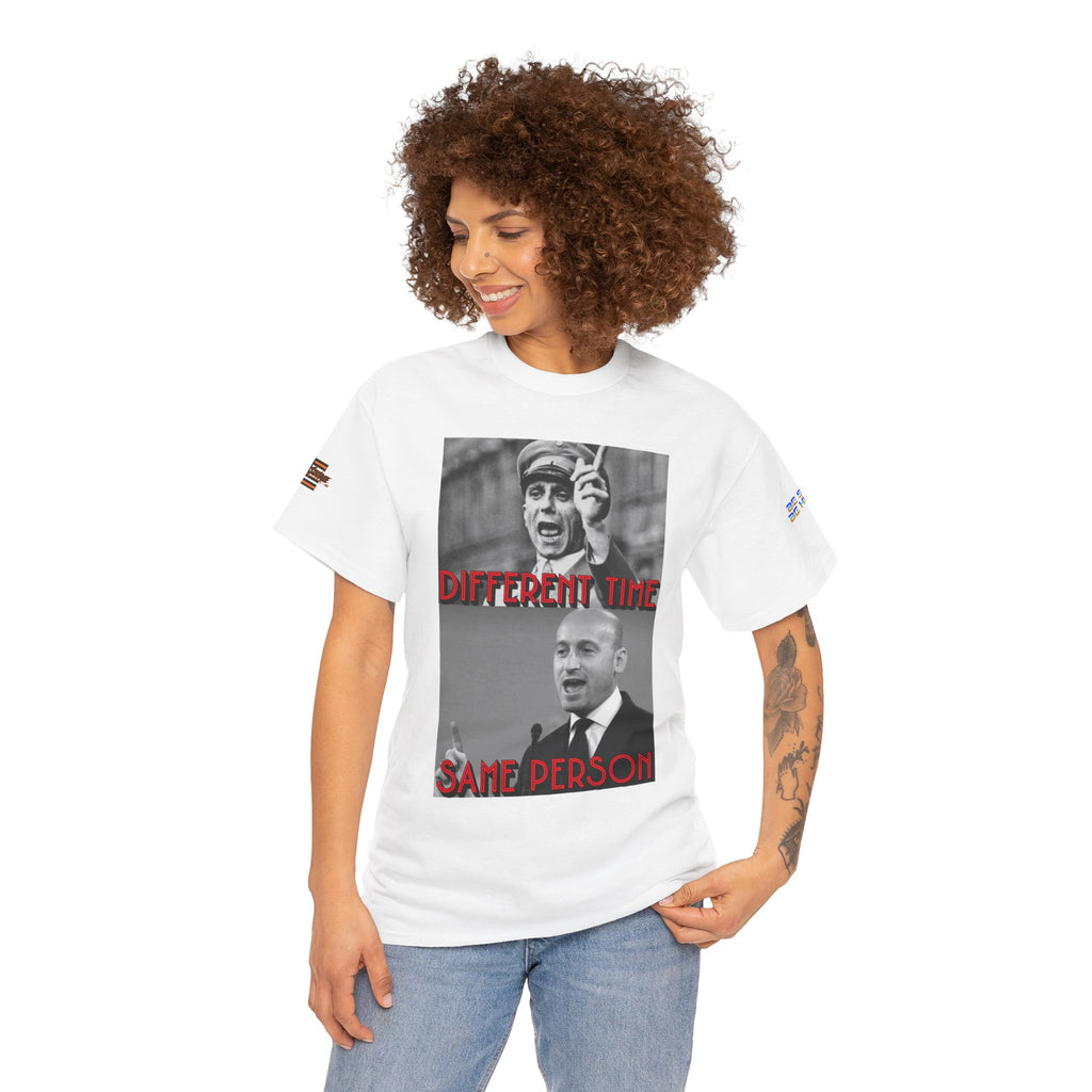 Different Time, Same Person Unisex Heavy Cotton Gildan Tee