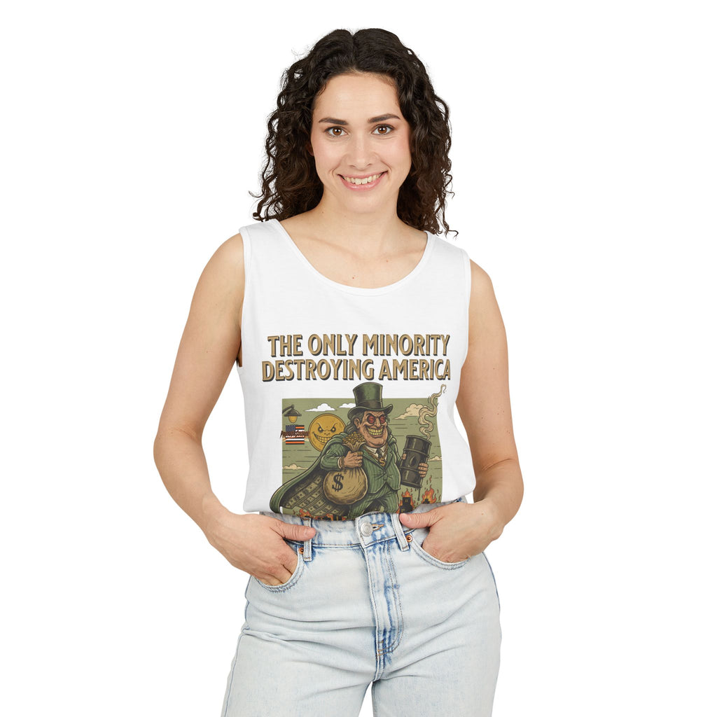 The Only Minority Destroying America Unisex Cotton Tank Top