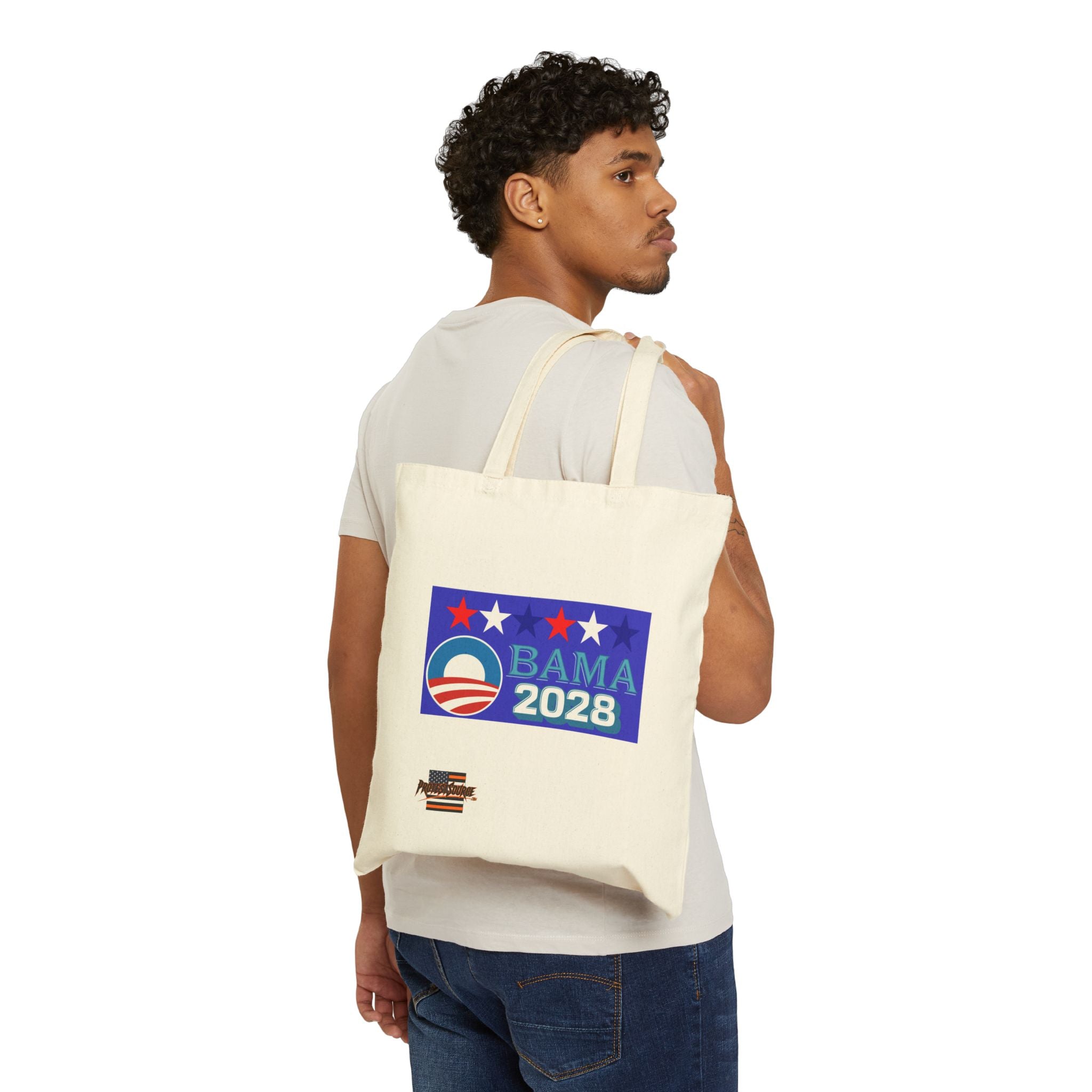 Obama 2028 Cotton Canvas Tote Bag