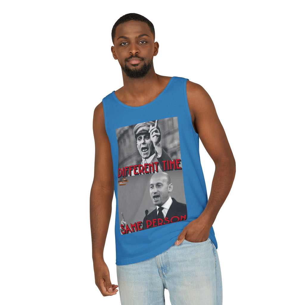 Different Time, Same Person Unisex Cotton Tank Top