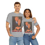 Trump Epstein Coldplay Cam Unisex Heavy Cotton Gildan Tee, Casual Wear, Gift for Activists, Comfortable Protest Wear