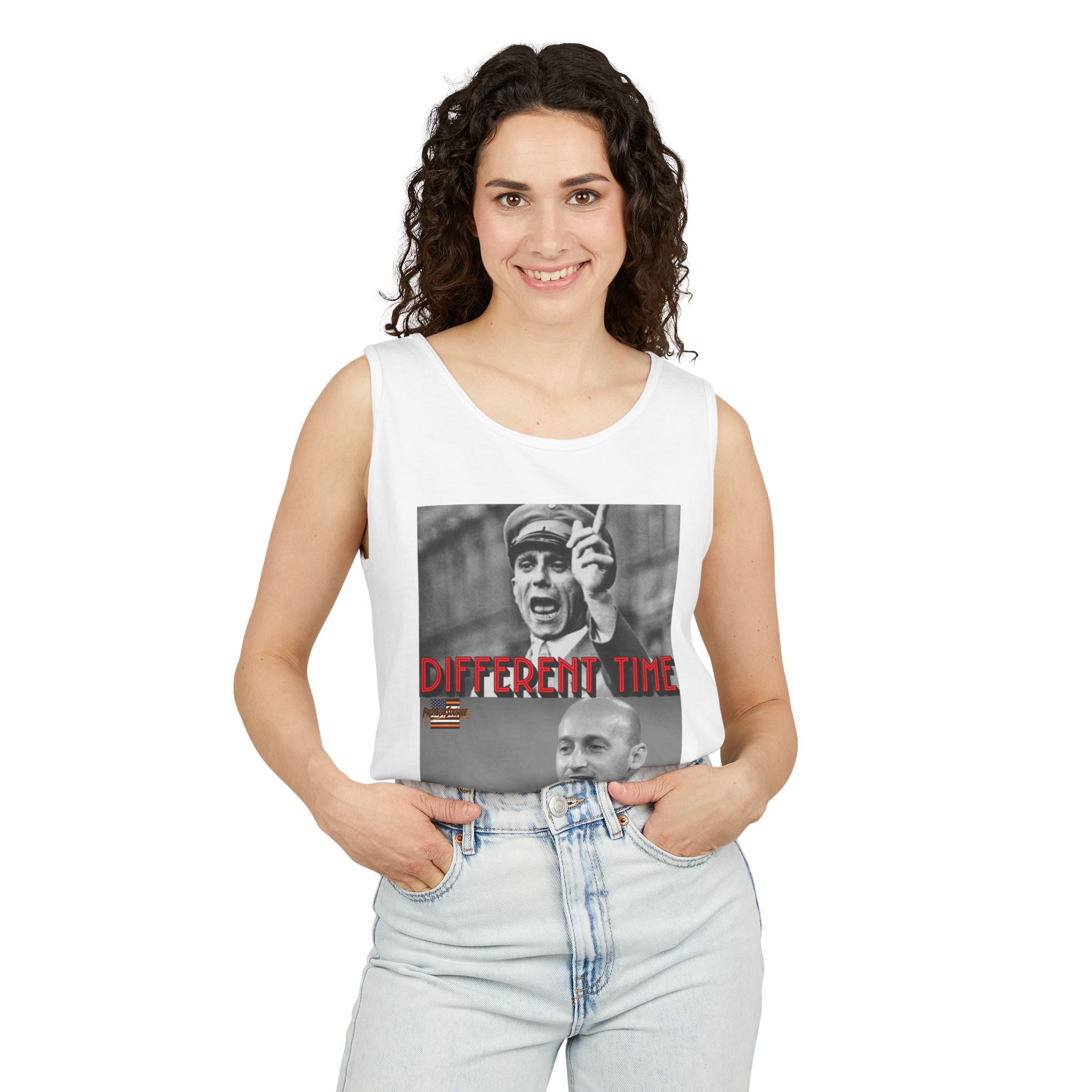 Different Time, Same Person Unisex Cotton Tank Top