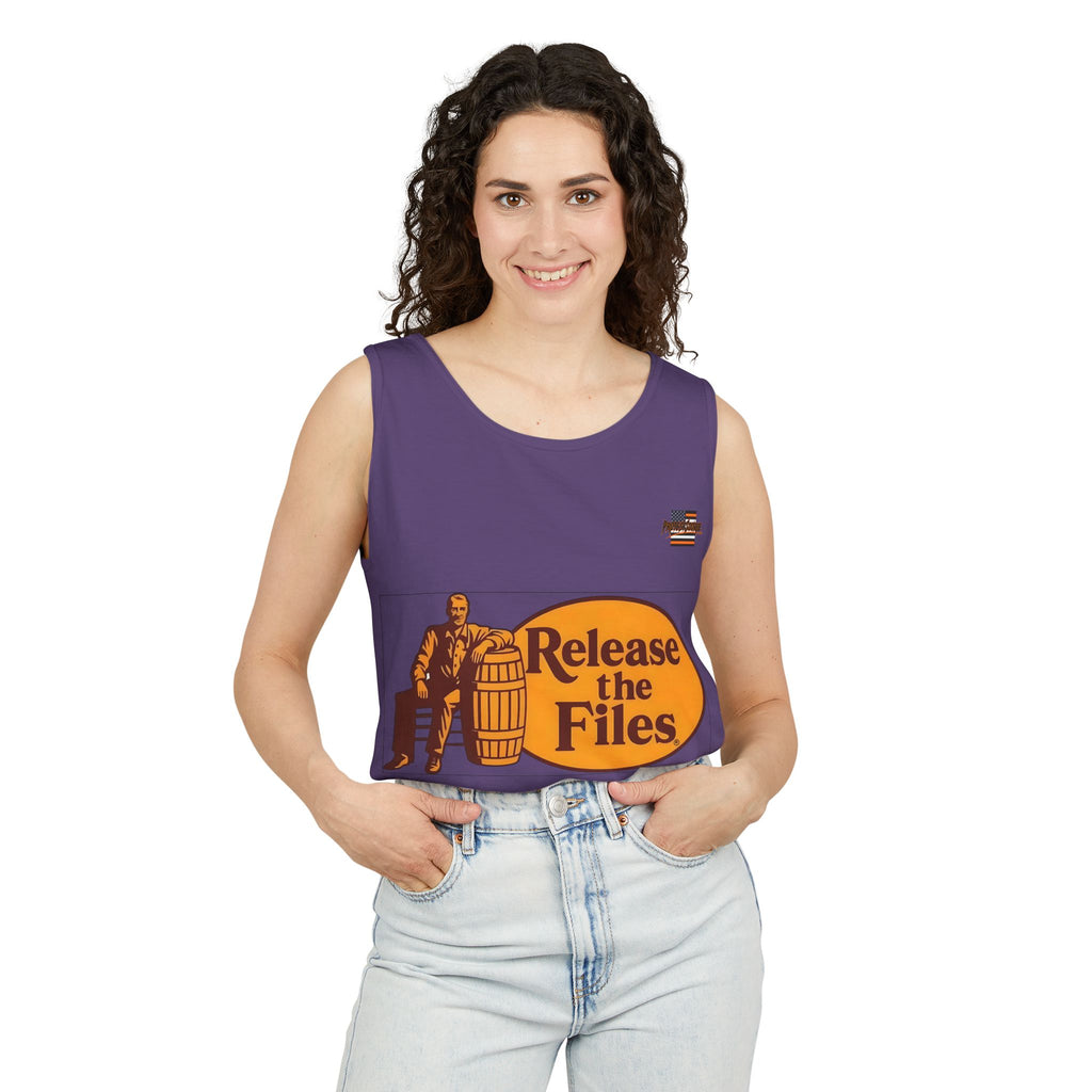 Release the Files Unisex Cotton Tank Top