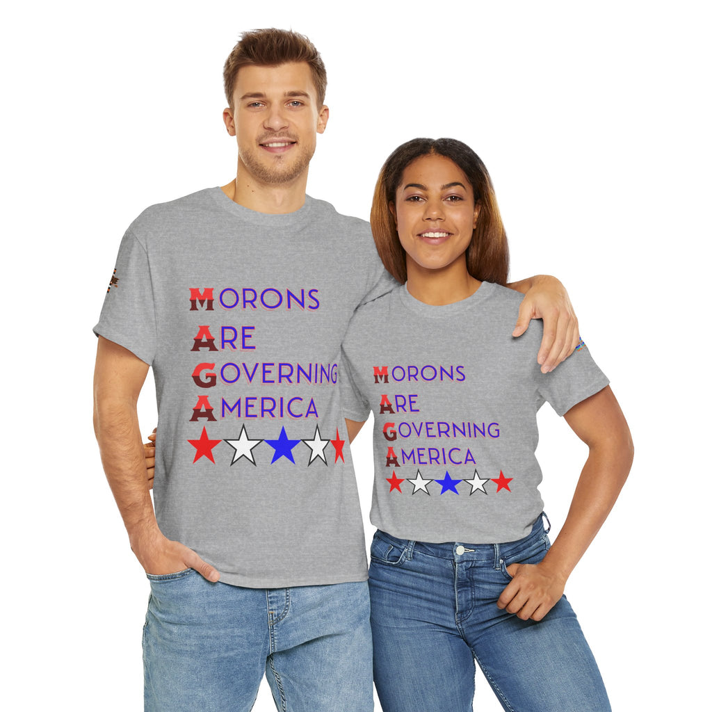 Morons Are Governing America Unisex Heavy Cotton Gildan Tee