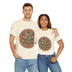 Nobody is Illegal on Stolen Land Unisex Heavy Cotton Gildan Tee, Casual Wear, Gift for Activists, Comfortable Protest Wear