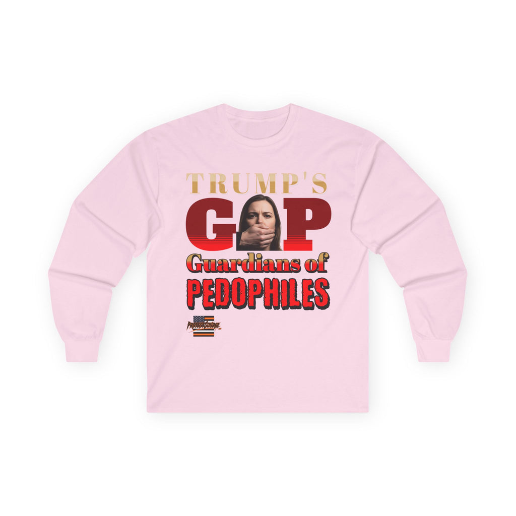 Guardians of Pedophiles Long Sleeve Cotton Gildan Tee