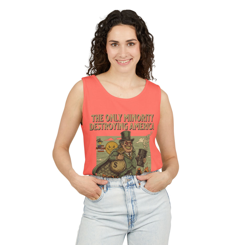 The Only Minority Destroying America Unisex Cotton Tank Top