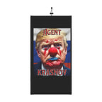 Agent Krasnov Winter Neck Gaiter with Drawstring, Protest Gear, Winter Accessories, Outdoor Wear, Gift for Activists, Cozy Neckwarmer