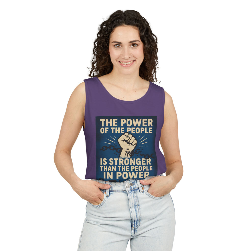 The Power of the People Unisex Cotton Tank Top