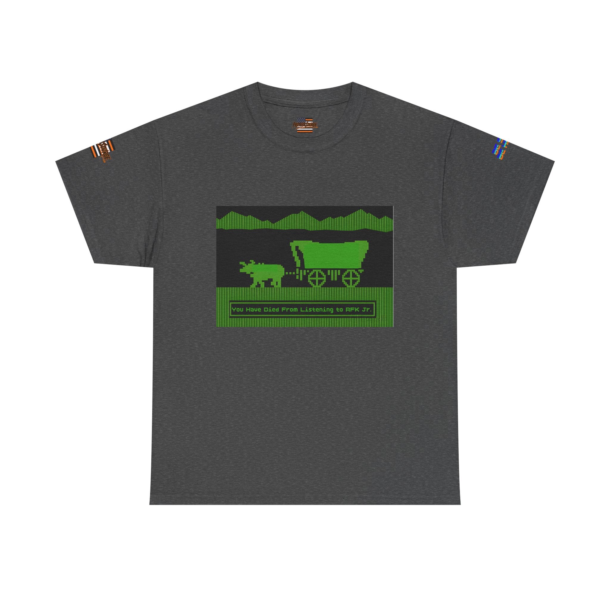 RFK Jr. Kills Unisex Heavy Cotton Gildan Tee, Casual Wear, Gift for Activists, Comfortable Protest Wear