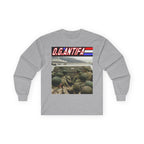 Original Antifa Long Sleeve Cotton Gildan Tee