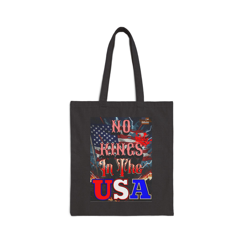 No Kings in the USA Cotton Canvas Tote Bag