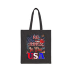 No Kings in the USA Cotton Canvas Tote Bag