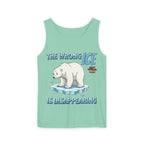 The Wrong ICE is Disappearing Unisex Cotton Tank Top